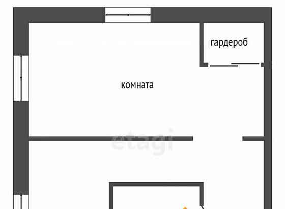 1-комн. квартира, 31 м2, 2/2 эт. Емельяново