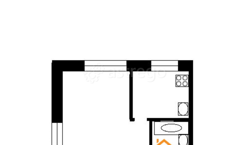 1-комн. квартира, 33.5 м2, 9/9 эт. Яровое - изображение 2