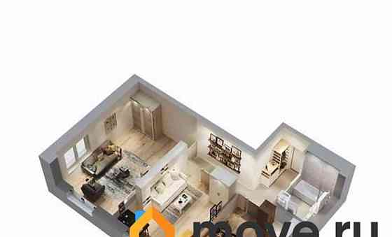 2-комн. квартира, 66.87 м2, 12/17 эт. Домодедово