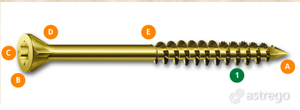Саморезы Spax 3, 5 х 35 мм для Массивной Доски Казань - изображение 1