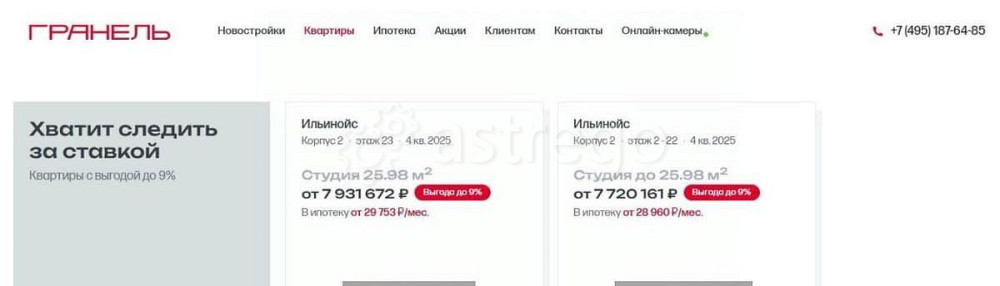Студия, 25.98 м2, 15/24 эт. Красногорск - изображение 3