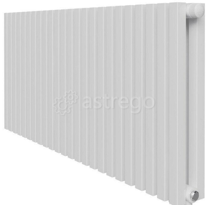 Стальной трубчатый радиатор 2-колончатый Royal Thermo Shift Q30 VC2050 - 24 секций RAL9016, нижнее 1 Нижний Новгород - изображение 1