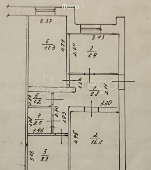 2-комн. квартира, 58.7 м2, 2/5 эт. Салават - изображение 4