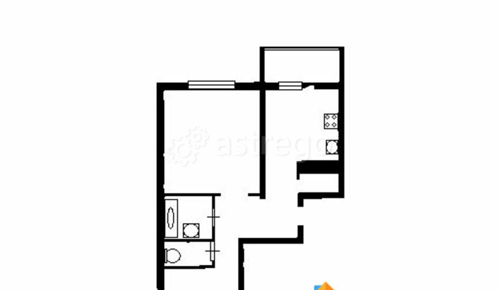 2-комн. квартира, 53.8 м2, 15/17 эт. Москва - изображение 3