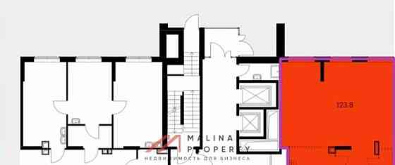 Торговое помещение, 124 м2 Котельники