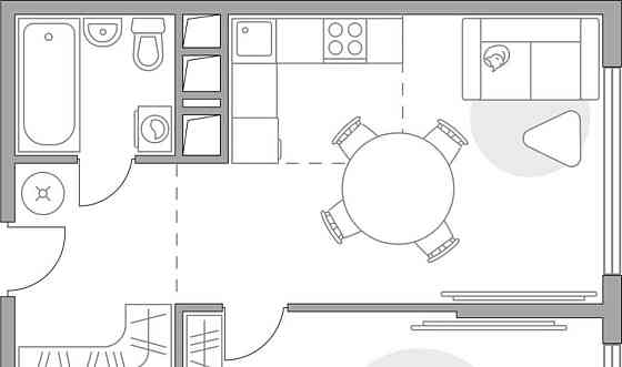 2-комн. квартира, 47.4 м2, 5/23 эт. Долгопрудный