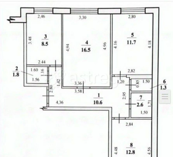 3-комн. квартира, 69.6 м2, 8/9 эт. Стерлитамак - изображение 6