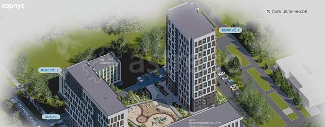 2-комн. квартира, 52.6 м2, 2/17 эт. Барнаул - изображение 1
