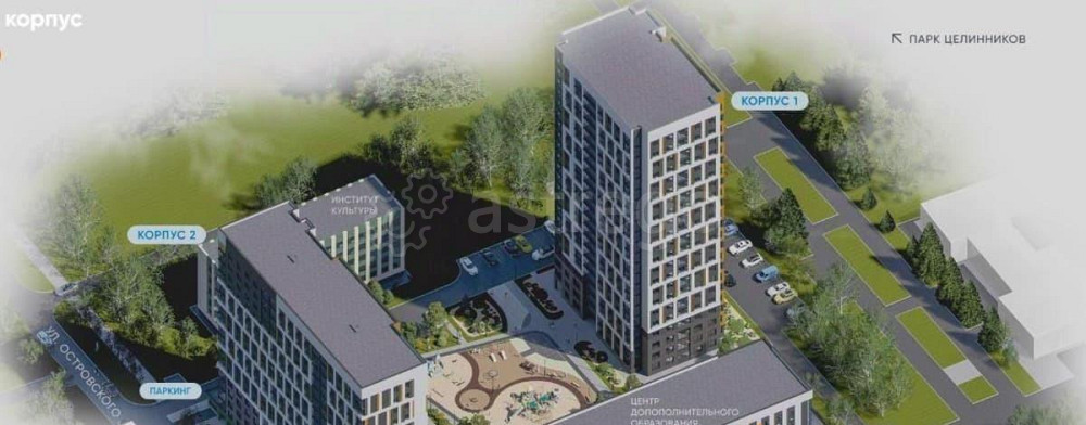 2-комн. квартира, 52.6 м2, 2/17 эт. Барнаул - изображение 1