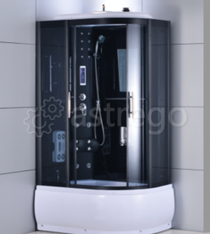 Душевая кабина 120х80 высокий поддон ODA 8206 L Красноярск - изображение 1