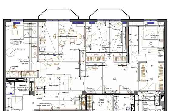 3-комн. квартира, 155.9 м2, 5/5 эт. Санкт-Петербург