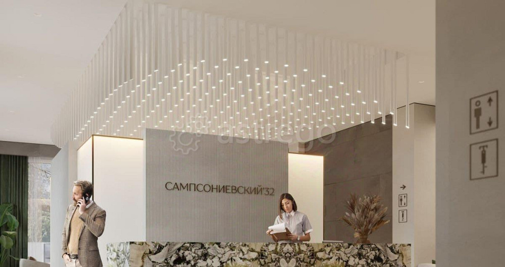 2-комн. квартира, 70.8 м2, 2/10 эт. Санкт-Петербург - изображение 2