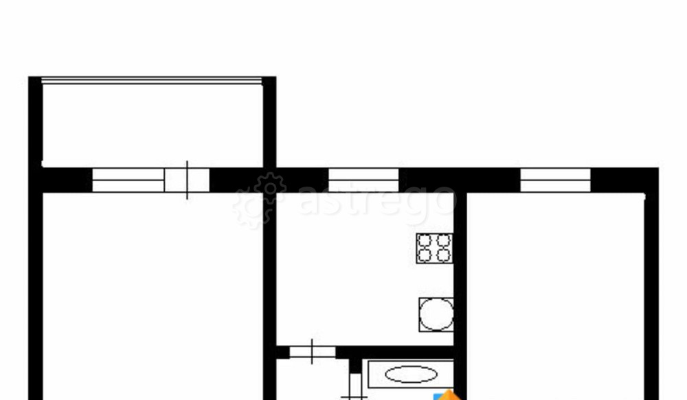 2-комн. квартира, 50 м2, 3/5 эт. Лесосибирск - изображение 6
