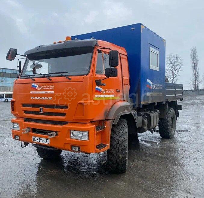 Автомастерская КАМАЗ 43502, б/у. 22 422 км, 2024 Москва - изображение 1