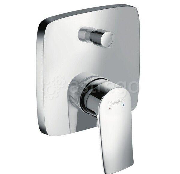 Смеситель для ванны и душа Hansgrohe, Metris, тип открывания воды - однорычажный 31451000 Москва - изображение 1