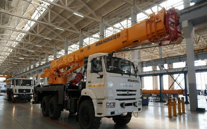Автокран Ивановец КС-45717К-2 шасси Камаз 65111 25т., 21 м. ОВОИД, (6х6) Самара - изображение 1