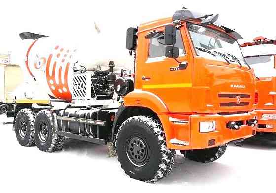 Автобетоносмеситель КАМАЗ 43118-48, колесная формула 6х6, грузоподъемность 12.72 т, бак 350+210 л Набережные Челны