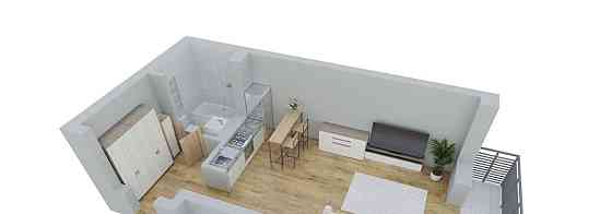 Студия, 38.8 м2, 9/17 эт. Астрахань