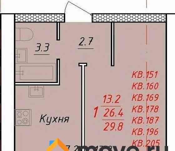1-комн. квартира, 30 м2, 2/3 эт. Новоалтайск