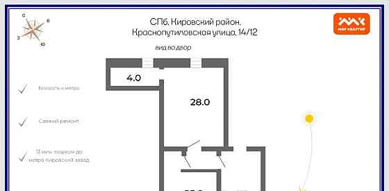 Свободного назначения, 70.2 м2 Санкт-Петербург