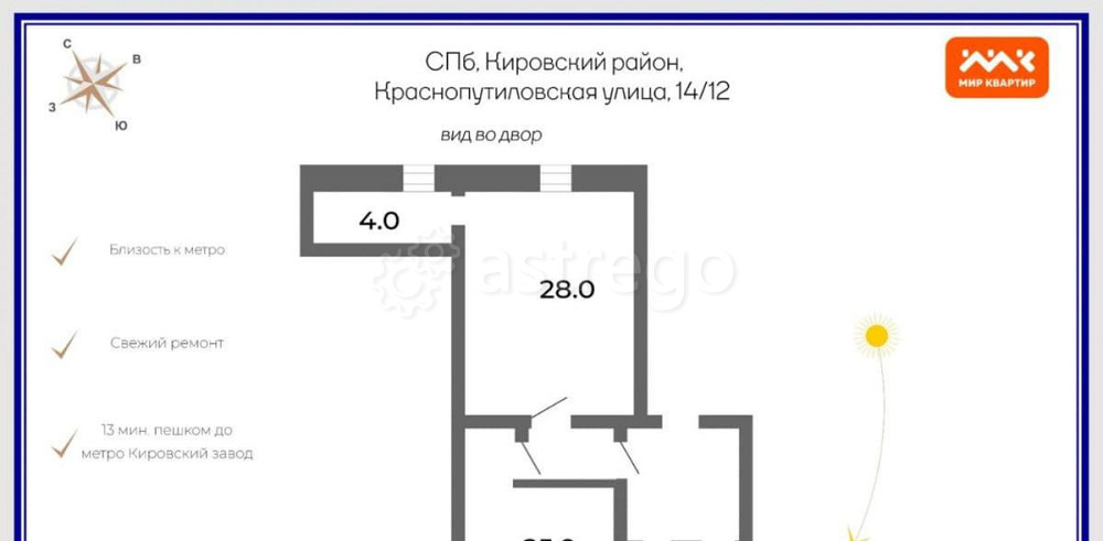 Свободного назначения, 70.2 м2 Санкт-Петербург - изображение 6