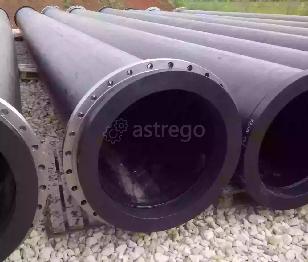 Труба офланцованная ПНД ПЭ100 SDR11 d 180 мм Pn 1.6 L = 12 м Кемерово - изображение 1