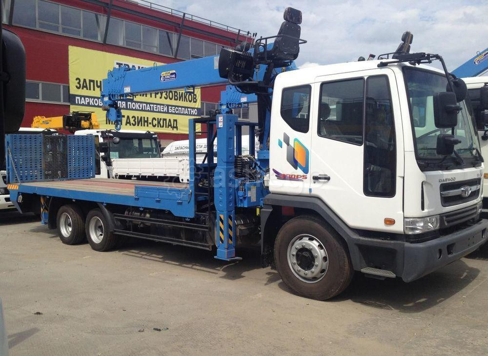 Эвакуатор Daewoo Novus DL06K с аэроосью и КМУ Dong Yang 1506 Яблоновский - изображение 1