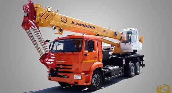 Автокран Камышин 32 тн стрела 30,7 м на базе Камаз 65115 Самара