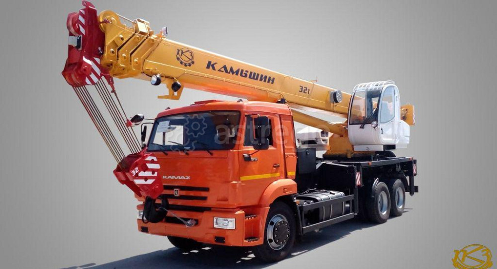 Автокран Камышин 32 тн стрела 30,7 м на базе Камаз 65115 Самара - изображение 1