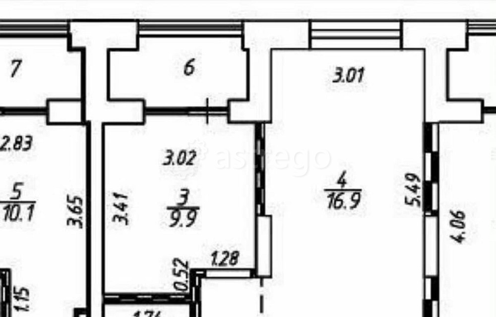 3-комн. квартира, 57 м2, 14/25 эт. Красноярск - изображение 1