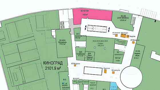 Торговое помещение, 168 м2 Видное