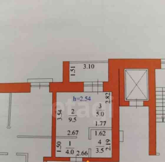 Студия, 24.3 м2, 4/10 эт. Благовещенск