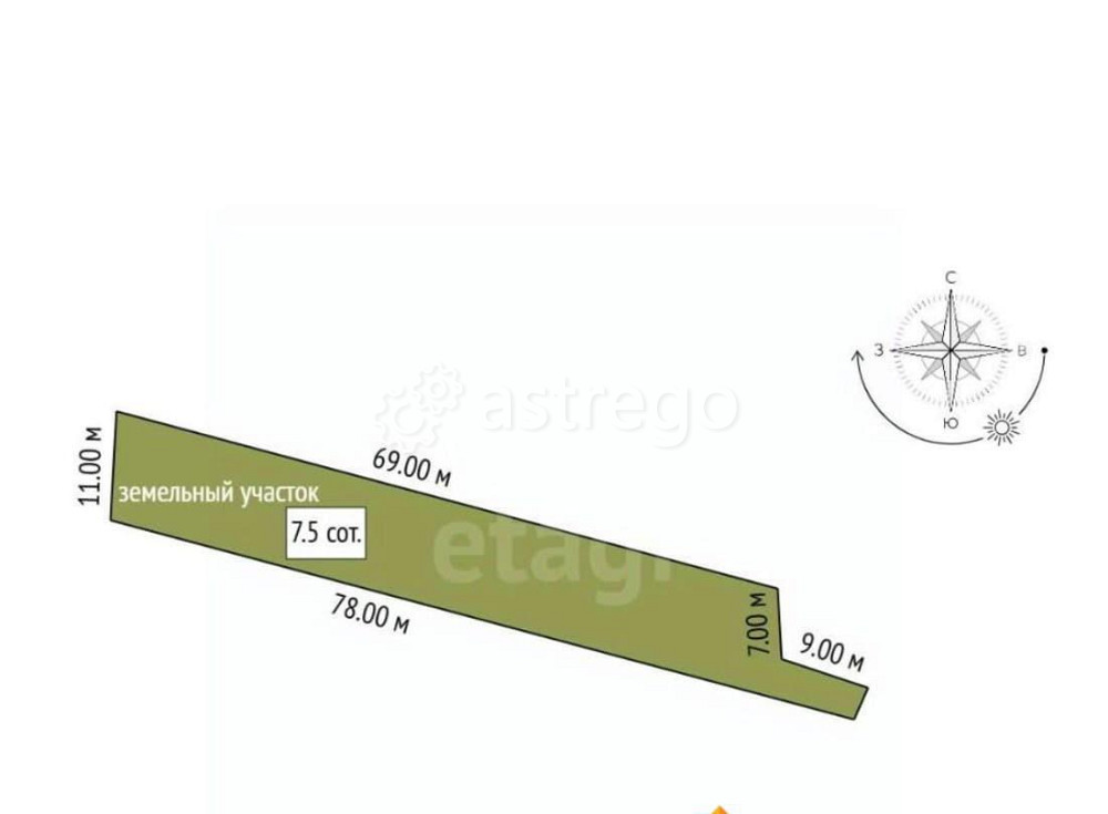 Земельный участок, 7.5 сотки Благовещенск - изображение 2