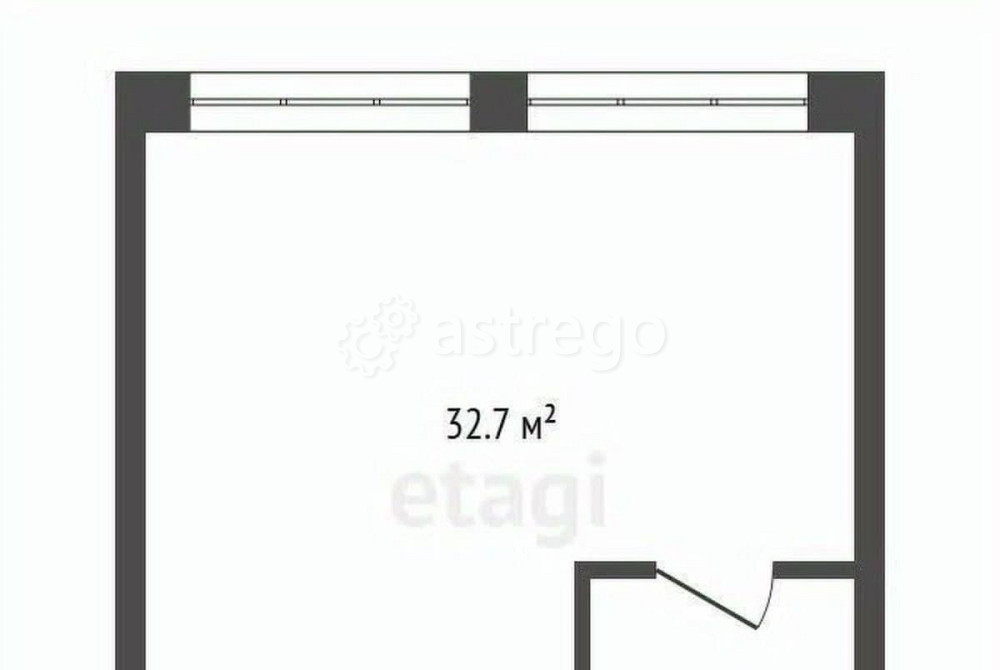 Офис, 32.7 м2 Красноярск - изображение 1