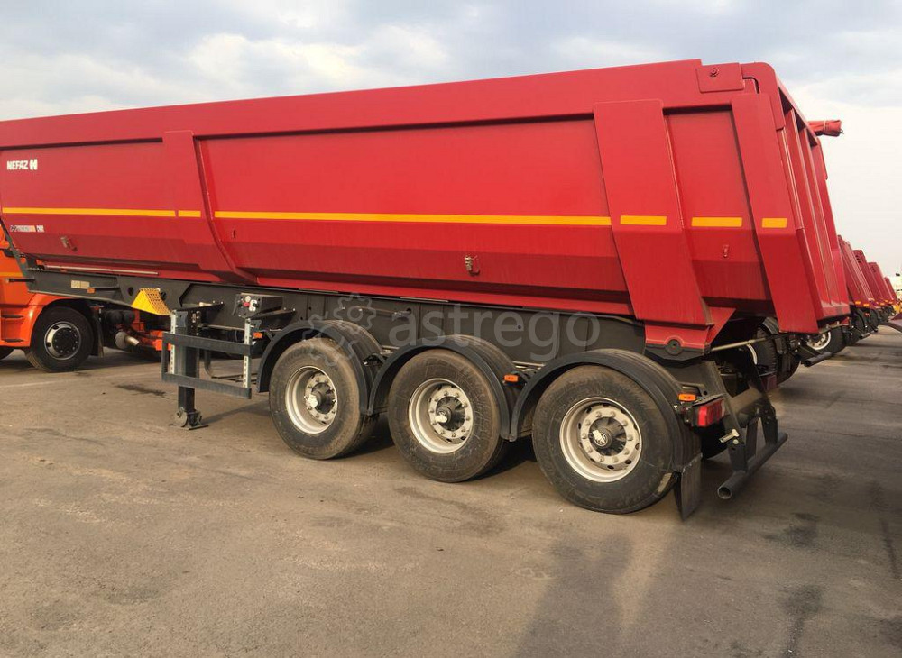Полуприцеп НЕФАЗ 9509-0210421-30 п/п самосвальный, оси BPW, EBS ТСР, V=33м3, ССУ1200мм, кузов - овал Краснодар - изображение 1