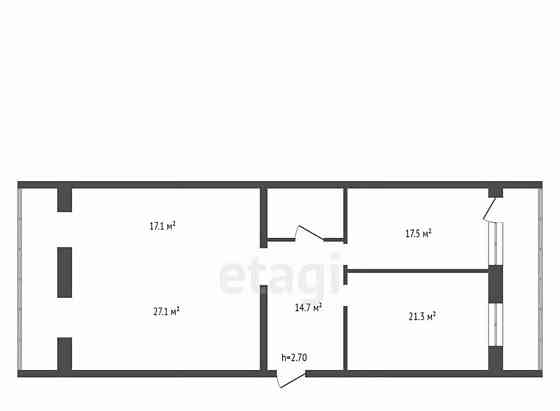 3-комн. квартира, 108.3 м2, 12/17 эт. Красноярск
