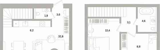 2-комн. квартира, 84.19 м2, 7/7 эт. Санкт-Петербург
