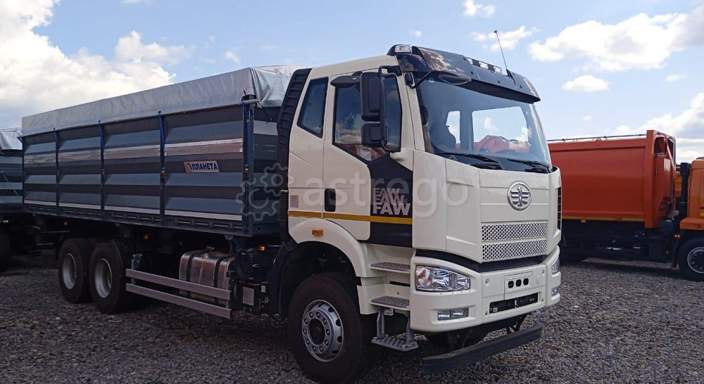 FAW CA3250 ПЛАНЕТА 5529FW2 бортовой зерновоз 35 м.куб.6х4 Краснодар - изображение 1