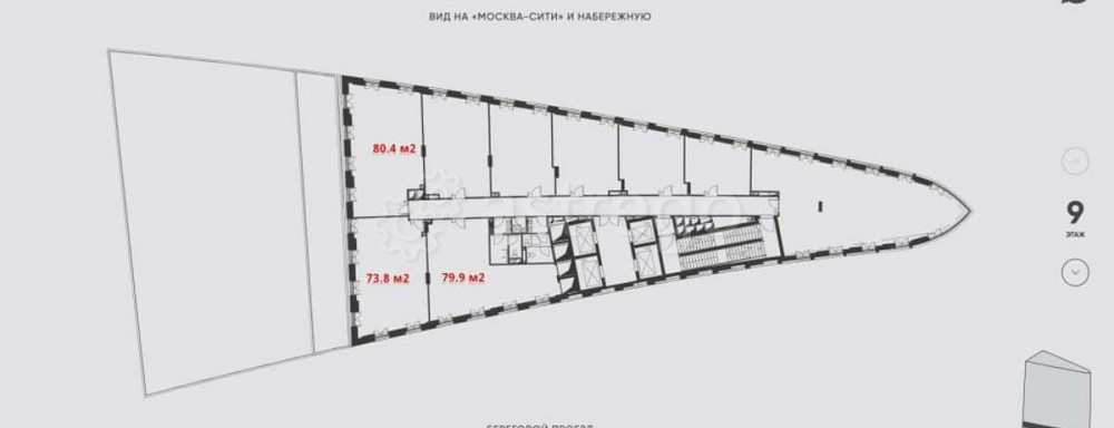 Офис, 234.1 м2 Москва - изображение 2