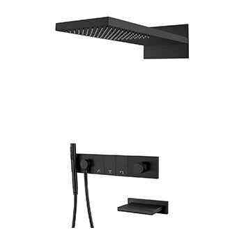 Душевой комплект BOHEME Zodiac 132-2-B Black Новосибирск