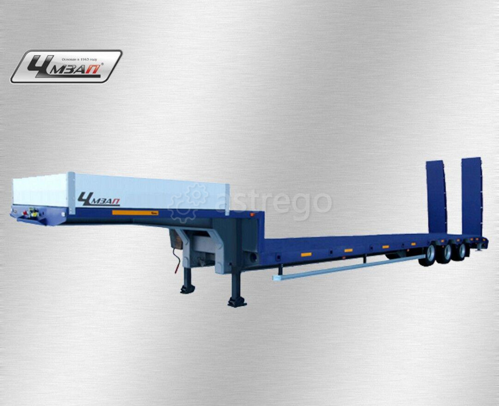 Полуприцеп-тяжеловоз ЧМЗАП 99064-100-02 трал, 39,5 т., мех. трапы Краснодар - изображение 1