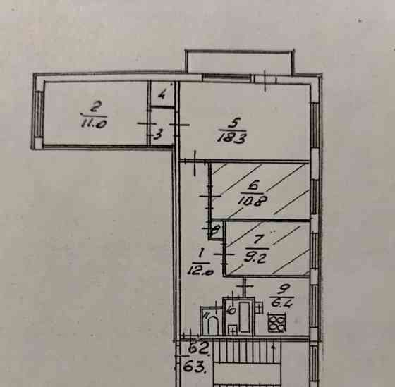4-комн. квартира, 74.4 м2, 5/9 эт. Санкт-Петербург