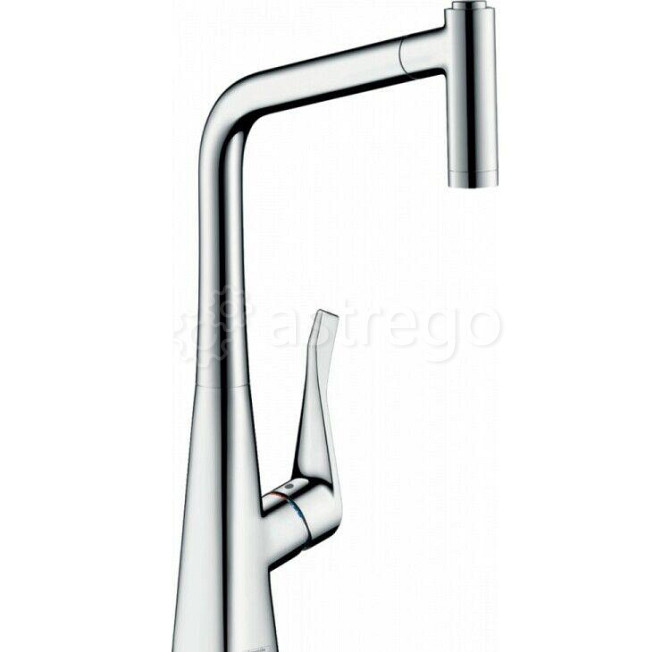 Смеситель для кухни Hansgrohe, Metris M71, Eco, sBox, тип открывания воды - однорычажный 73824000 Москва - изображение 1