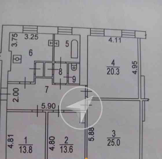 4-комн. квартира, 103.7 м2, 2/6 эт. Москва
