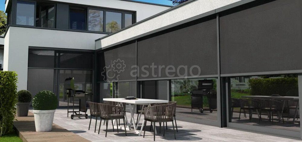 Рольставни 2000*2000 с электроприводом Красноярск - изображение 1