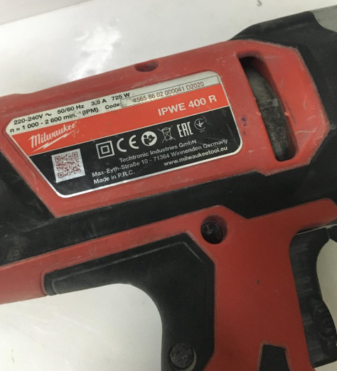 Гайковерт Milwaukee ipwe 400 r Санкт-Петербург - изображение 2