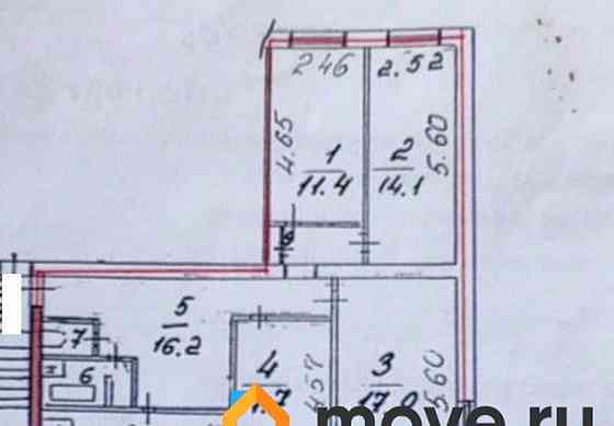4-комн. квартира, 87.1 м2, 1/10 эт. Санкт-Петербург