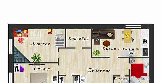 3-комн. квартира, 79.7 м2, 2/9 эт. Балашиха