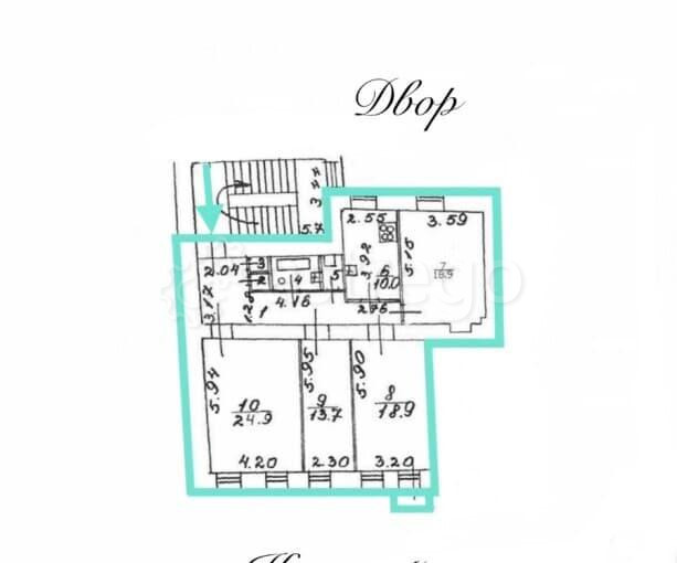 4-комн. квартира, 107.2 м2, 4/5 эт. Санкт-Петербург - изображение 9