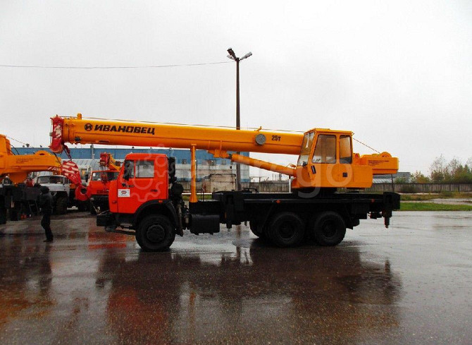 Автокран Ивановец КС-45717К-1Р 25 т ОВОИД КАМАЗ-65115-62/-65 (6х4) Самара - изображение 1